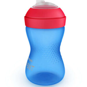 Philips Avent My Grippy mācību krūzīte ar mīkstu snīpi 300ml, 9M+, zila, SCF802/01 - Image 2