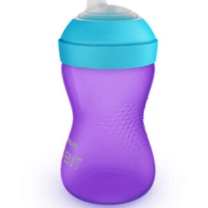 Philips Avent My Grippy mācību krūzīte ar mīkstu snīpi 300ml, 9M+, lillā, SCF802/02 - Image 2