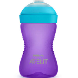 Philips Avent My Grippy mācību krūzīte ar mīkstu snīpi 300ml, 9M+, lillā, SCF802/02