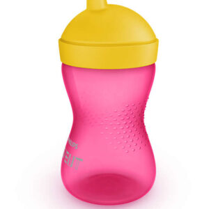 Philips Avent My Grippy mācību krūzīte ar cietu snīpi 300ml, 18M+,rozā, SCF804/04 - Image 3