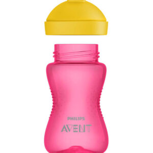 Philips Avent My Grippy mācību krūzīte ar cietu snīpi 300ml, 18M+,rozā, SCF804/04 - Image 2