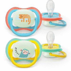 Jaunums! Philips Avent Ultra Air Nighttime knupītis, 18M+, neitrāls (2 gab), SCF376/32 - Image 1