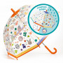DJECO Bērnu lietussargs, kas maina krāsu - Sejiņas, DD04709