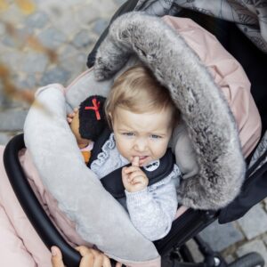 PETITE&MARS Silts, vēja un mitruma aizturošs ratu guļammaiss,COMFY 4in1, Rose Petal - Image 2