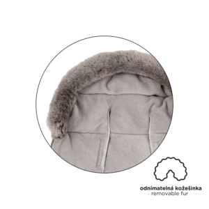 PETITE&MARS Silts, vēja un mitruma aizturošs ratu guļammaiss,COMFY 4in1, Rose Petal - Image 8