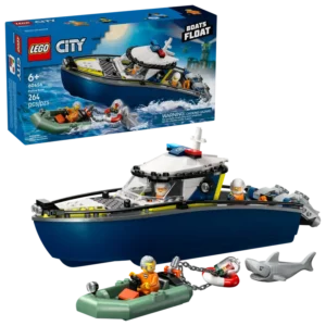 LEGO City Pakaļdzīšanās ar policijas laivu 60456