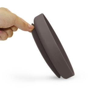 PETITE&MARS Silikona šķīvis ar pielīpošu apakšu un 3 nodalījumiem, 715768, Bitter Cocoa - Image 5