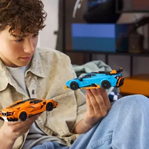 LEGO Speed Champions Lamborghini Revuelto un Huracán STO 77238 - Image 2