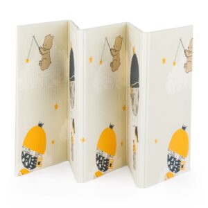 PETITE&MARS Mīksts divpusējs putu paklājs bērniem, Kalni, 150x200cm - Image 1