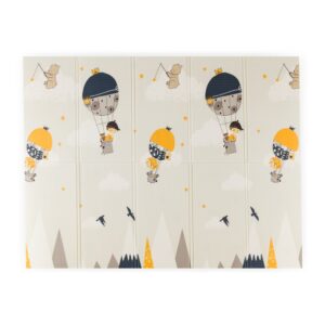 PETITE&MARS Mīksts divpusējs putu paklājs bērniem, Kalni, 150x200cm - Image 2