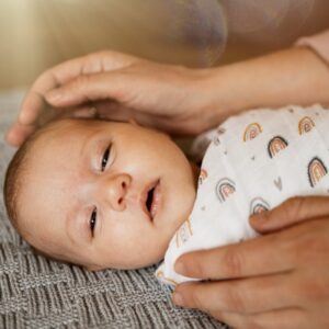 PETITE&MARS Bambusa muslīna autiņi MOUSSY 3gb, 68x68cm, Llama Vibes - Image 2