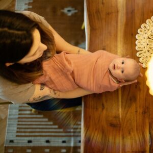 PETITE&MARS Bambusa muslīna autiņi MOUSSY 3gb, 68x68cm, Earth Tones - Image 3