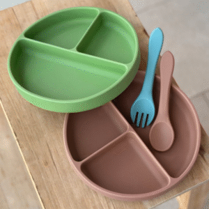 PETITE&MARS Silikona karotīte un dakšiņa, 709767, Frosted Sky - Image 5