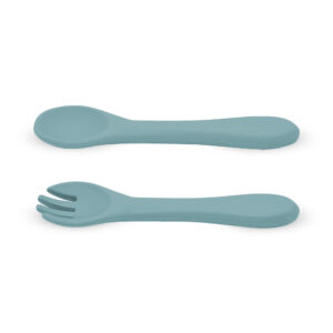 PETITE&MARS Silikona karotīte un dakšiņa, 709767, Frosted Sky - Image 4