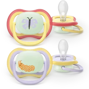 Jaunums! Philips Avent Ultra Air Nighttime māneklītis, 0-6 mēn., meitenēm, (2 gab), SCF376/25