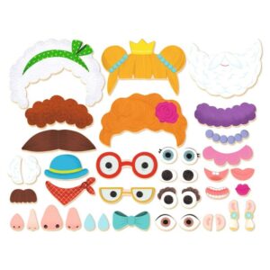 DJECO Koka magnēti metāla kārbā- Portreti, DJ03072 - Image 2