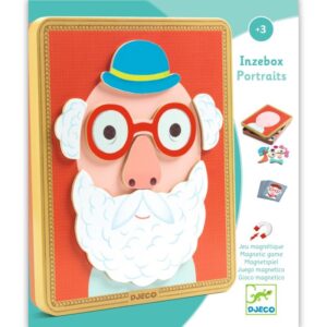 DJECO Koka magnēti metāla kārbā- Portreti, DJ03072 - Image 7