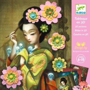 DJECO Papīra māksla – Roks un rozes, DJ09455 - Image 6