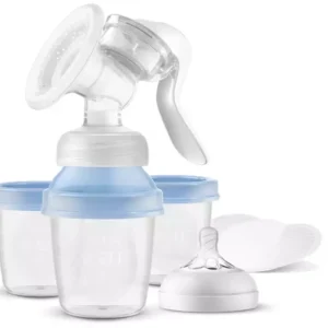 Philips Avent Manuālais krūts pumpis Lotus ar trauciņiem+adapteris, SCF430/13