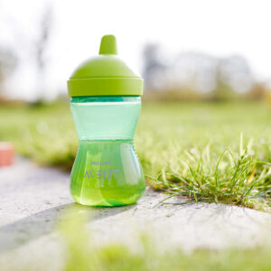 Philips Avent My Grippy mācību krūzīte ar cietu snīpi 300ml, 18M+, zaļa, SCF804/03 - Image 3