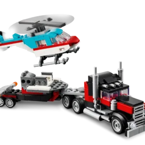 LEGO CREATOR 3in1 Kravas auto ar platformu un helikopteru, 31146 - Image 3