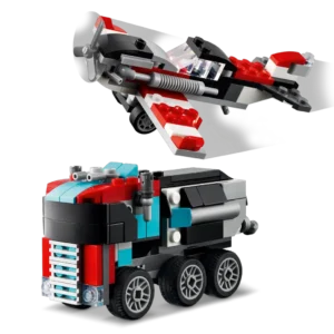 LEGO CREATOR 3in1 Kravas auto ar platformu un helikopteru, 31146 - Image 5