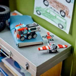 LEGO CREATOR 3in1 Kravas auto ar platformu un helikopteru, 31146 - Image 10