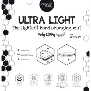 Ceba Baby zīdaiņu pārtinamā virsma - ULTRA LIGHT, Lots of Love, 50x70 - Image 6
