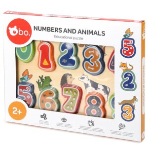 Trefl Bo izglītojoša spēle - puzle Cipari un Dzīvnieki - Image 4