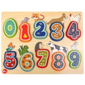 Trefl Bo izglītojoša spēle - puzle Cipari un Dzīvnieki - Image 3