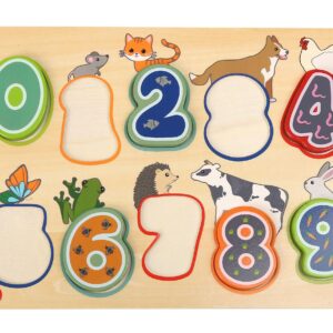 Trefl Bo izglītojoša spēle - puzle Cipari un Dzīvnieki - Image 2