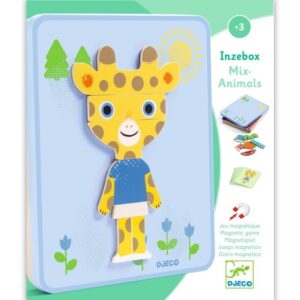 DJECO Koka magnēti metāla kārbā - Dzīvnieki, DJ03071 - Image 6