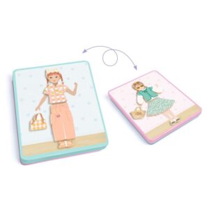 DJECO Koka magnēti metāla kārbā - Tērpi, DJ03073 - Image 3