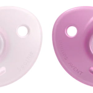 Jaunums! Philips Avent Soothie silikona māneklītis jaundzimušajiem, 0-6M, rozā, (2 gab), SCF099/27 - Image 2
